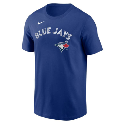 Shop Nike Royal Toronto Blue Jays Fuse Wordmark T-shirt