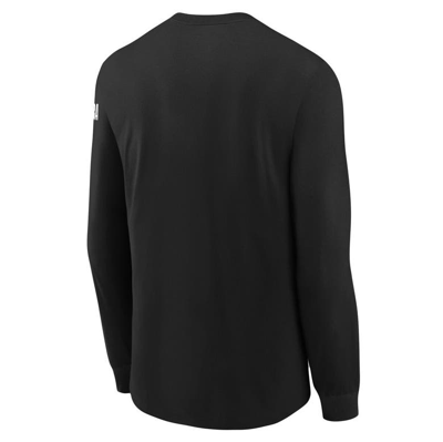Shop Nike Youth  Black Milwaukee Bucks Swoosh Long Sleeve T-shirt