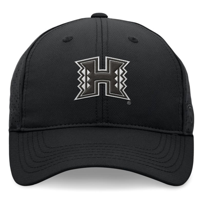 Shop Top Of The World Black Hawaii Rainbow Warriors Liquesce Trucker Adjustable Hat