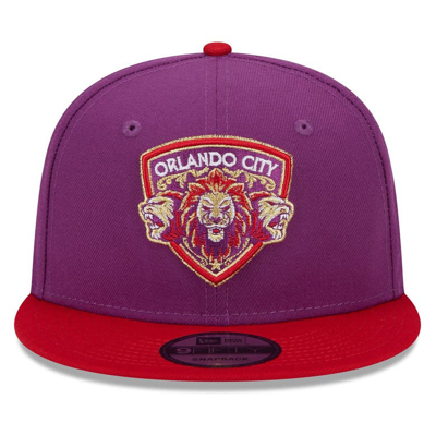 Shop New Era Purple Orlando City Sc Jersey Hook 9fifty Snapback Hat