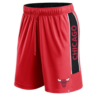Shop Fanatics Branded Red Chicago Bulls Game Winner Defender Shorts