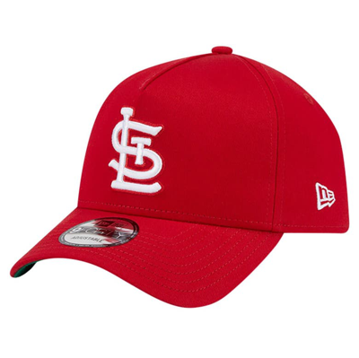 Shop New Era Red St. Louis Cardinals Team Color A-frame 9forty Adjustable Hat