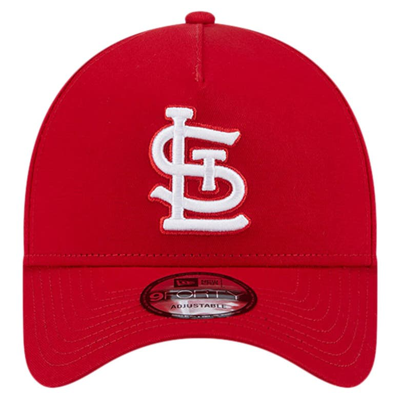 Shop New Era Red St. Louis Cardinals Team Color A-frame 9forty Adjustable Hat