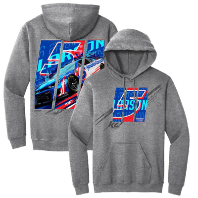 Shop Hendrick Motorsports Team Collection Heather Charcoal Kyle Larson  Pullover Hoodie