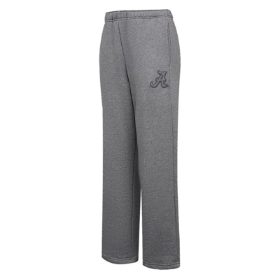 Shop Pro Standard Heather Charcoal Alabama Crimson Tide Tonal Neutral Relaxed Fit Fleece Sweatpants