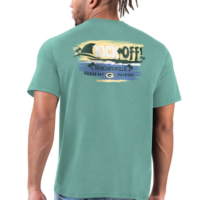 Shop Margaritaville Mint Green Bay Packers T-shirt