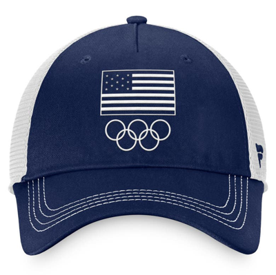 Shop Fanatics Branded Navy Team Usa Adjustable Hat