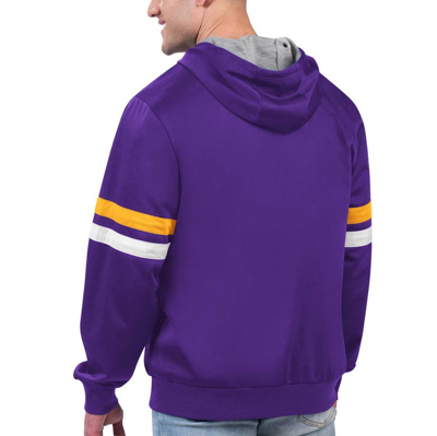 Shop G-iii Sports By Carl Banks Purple Los Angeles Lakers Contender Full-zip Hoodie Jacket
