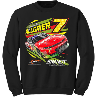Shop Jr Motorsports Official Team Apparel Black Justin Allgaier Pullover Sweatshirt