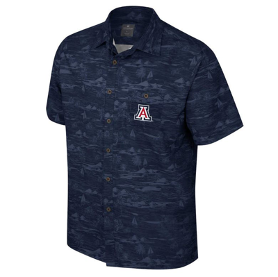 Shop Colosseum Navy Arizona Wildcats Ozark Button-up Shirt