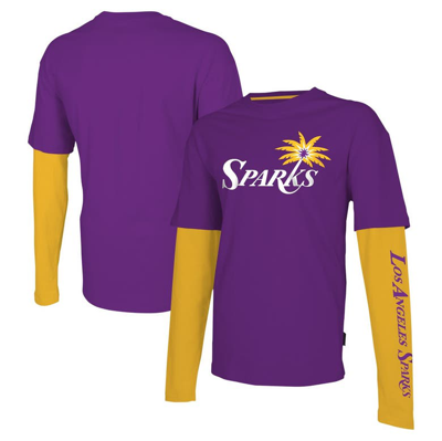Shop Stadium Essentials Unisex  Purple Los Angeles Sparks Spectator Long Sleeve T-shirt