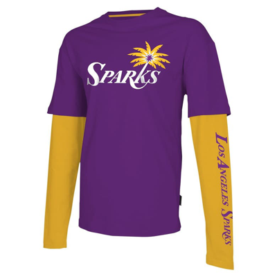 Shop Stadium Essentials Unisex  Purple Los Angeles Sparks Spectator Long Sleeve T-shirt