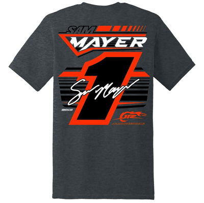 Shop Jr Motorsports Official Team Apparel Heather Charcoal Sam Mayer Xtreme T-shirt