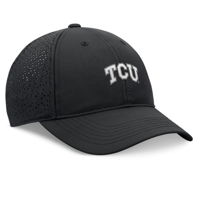 Shop Top Of The World Black Tcu Horned Frogs Liquesce Trucker Adjustable Hat