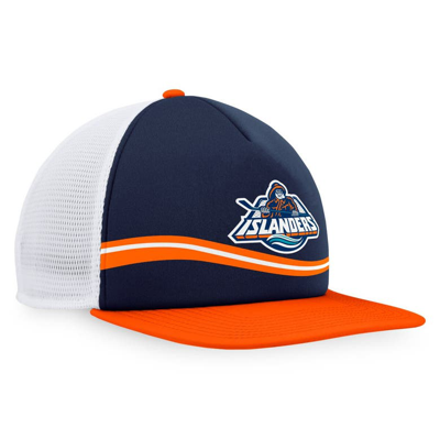 Shop Fanatics Branded Navy New York Islanders Special Edition Trucker Adjustable Hat