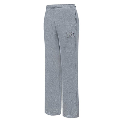 Shop Pro Standard Heather Charcoal Michigan Wolverines Tonal Neutral Relaxed Fit Fleece Sweatpants