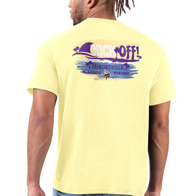 Shop Margaritaville Yellow Minnesota Vikings T-shirt