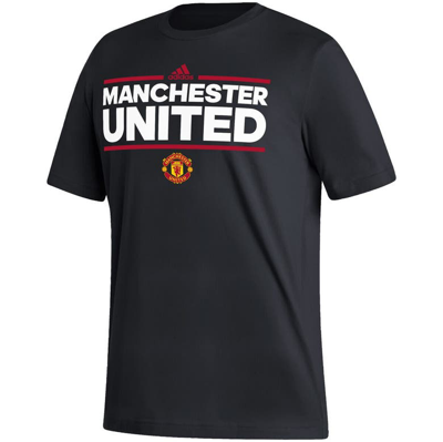 Shop Adidas Originals Adidas Black Manchester United Dassler T-shirt