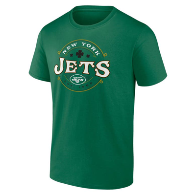 Shop Fanatics Branded Kelly Green New York Jets Celtic T-shirt