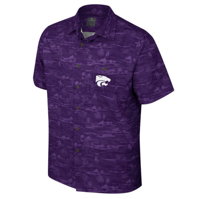 Shop Colosseum Purple Kansas State Wildcats Ozark Button-up Shirt
