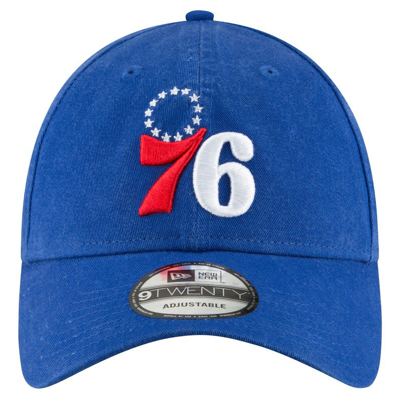 Shop New Era Royal Philadelphia 76ers Team 2.0 9twenty Adjustable Hat