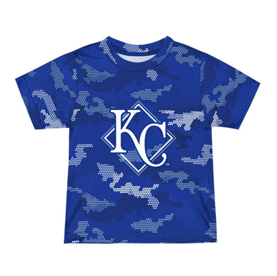 Shop Outerstuff Toddler Fanatics Branded Royal Kansas City Royals Field Ball T-shirt & Shorts Set