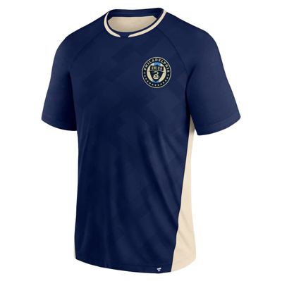 Shop Fanatics Branded Navy Philadelphia Union Attacker Raglan T-shirt