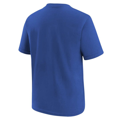 Shop Nike Youth  Blue Orlando Magic Swoosh T-shirt