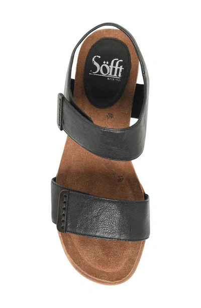 Söfft Verdi Ii Wedge Sandal In Black
