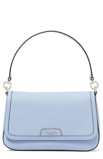 Shop Kate Spade Hudson Pebble Leather Shoulder Bag In North Star