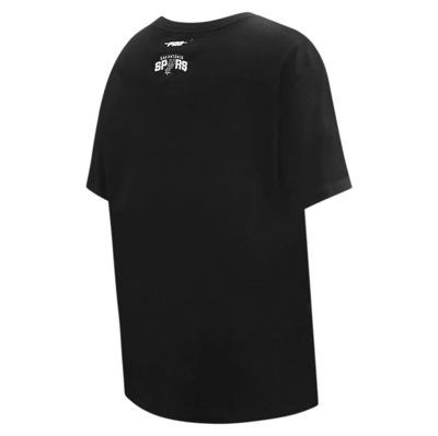 Shop Pro Standard Black San Antonio Spurs Script Boyfriend T-shirt