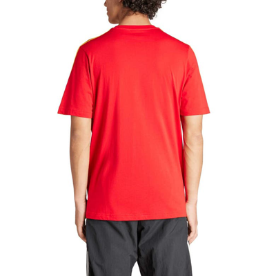 Shop Adidas Originals Adidas Red Spain National Team Dna Three-stripe T-shirt
