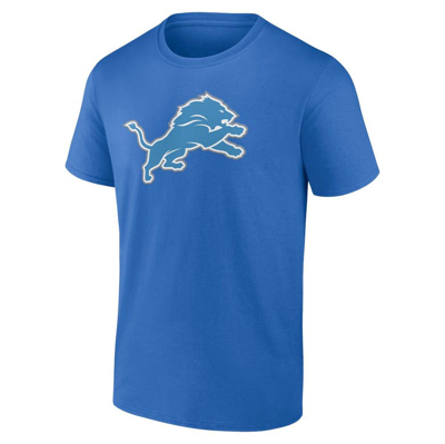 Shop Fanatics Branded Blue Detroit Lions Father's Day T-shirt