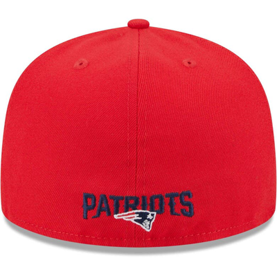 Shop New Era Navy New England Patriots Gameday 59fifty Fitted Hat