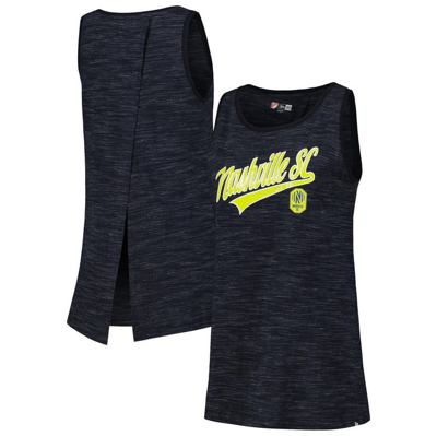 Shop 5th And Ocean By New Era 5th & Ocean By New Era Navy Nashville Sc Athletic Cross Back Tank Top