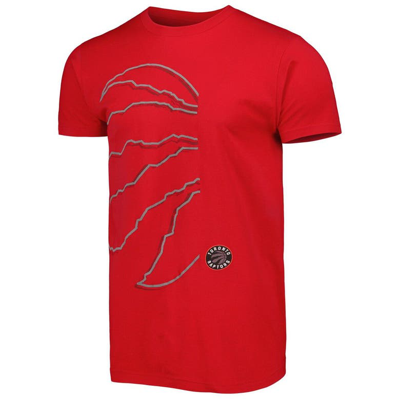 Shop Stadium Essentials Unisex  Red Toronto Raptors Element Logo Pop T-shirt