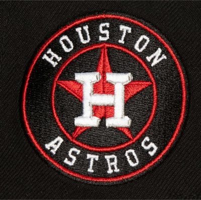 Shop Mitchell & Ness Black Houston Astros Bred Pro Adjustable Hat