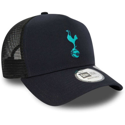 Shop New Era Navy Tottenham Hotspur Essential Repreve 9forty Trucker Adjustable Hat