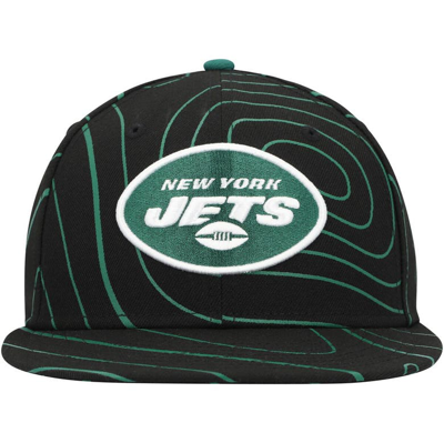 Shop New Era Black New York Jets Geo 59fifty Fitted Hat