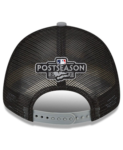 New Era Gray New York Yankees 2022 Division Series Winner Locker Room 9forty Snapback Hat In Gray
