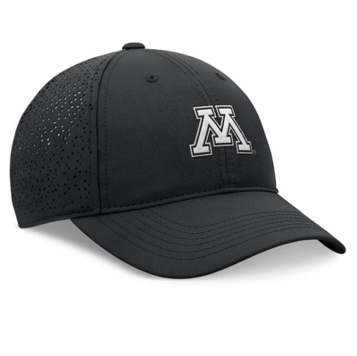 Shop Top Of The World Black Minnesota Golden Gophers Liquesce Trucker Adjustable Hat