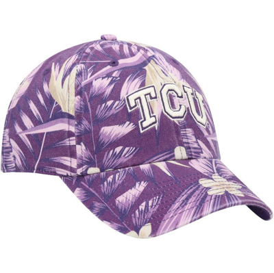 Shop 47 ' Purple Tcu Horned Frogs Tropicalia Clean Up Adjustable Hat