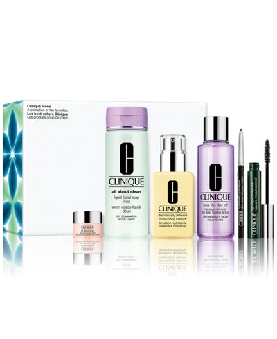 Shop Clinique 6-pc. Skincare & Makeup Icons Set In No Color