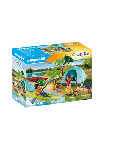 Shop Playmobil Family Camping Trip In Blue