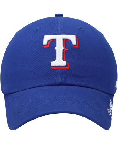 Shop 47 Brand Women's ' Royal Texas Rangers Team Miata Clean Up Adjustable Hat