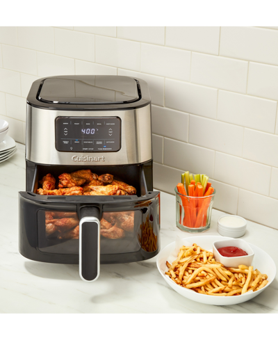 Shop Cuisinart Air-200 Basket Airfryer In Stainless Steel  Black