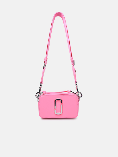 Shop Marc Jacobs 'snapshot' Pink Leather Crossbody Bag