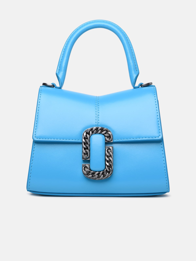 Shop Marc Jacobs 'st. Marc' Light Blue Leather Bag
