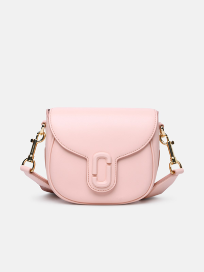 Shop Marc Jacobs 'j Marc' Small Pink Leather Bag