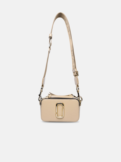 Shop Marc Jacobs Khaki Snapshot Crossbody Bag In Beige